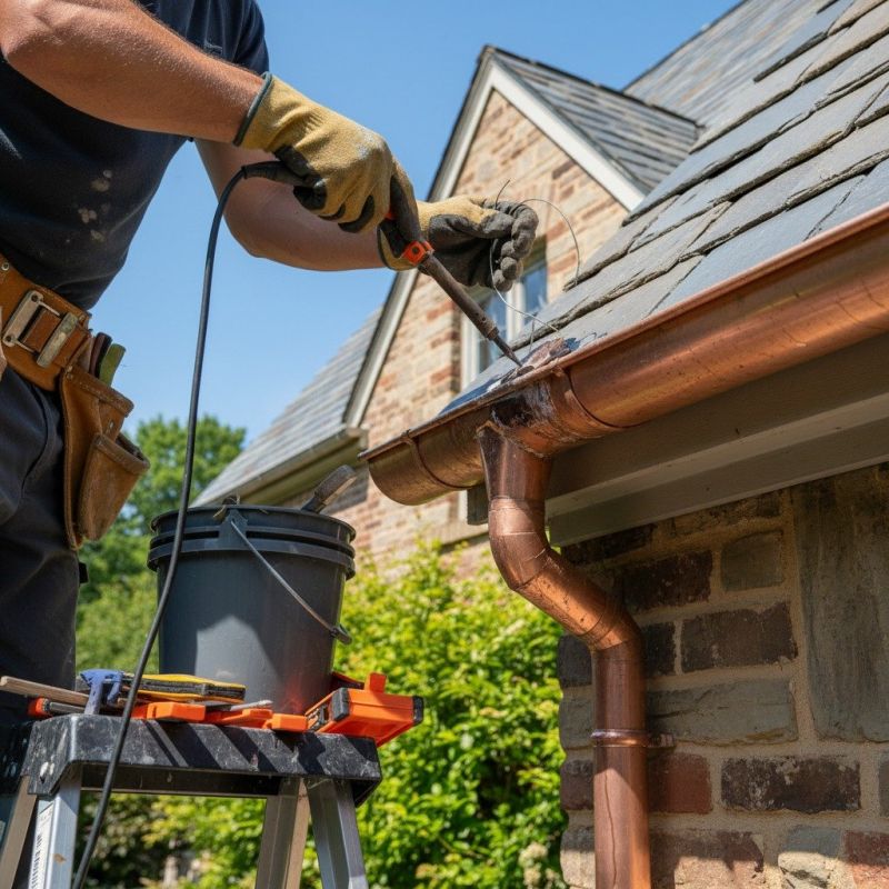 Local Gutter Downspout Repair pros at work
